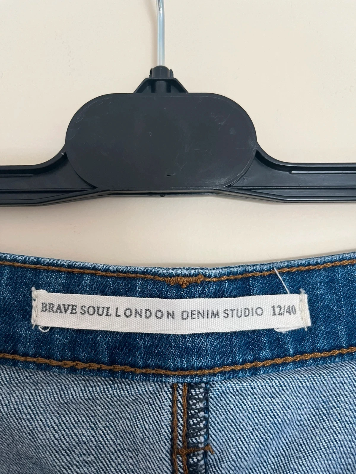 Saia jeans azul Brave Soul, tamanho L – photo 5